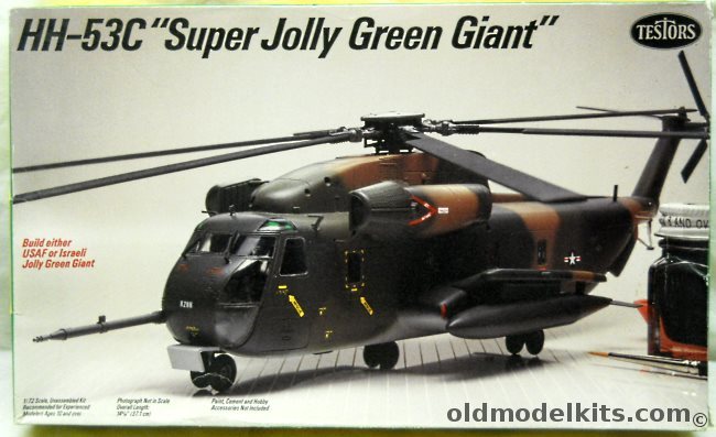 Testors 1/72 HH-53C Super Jolly Green Giant, 366 plastic model kit
